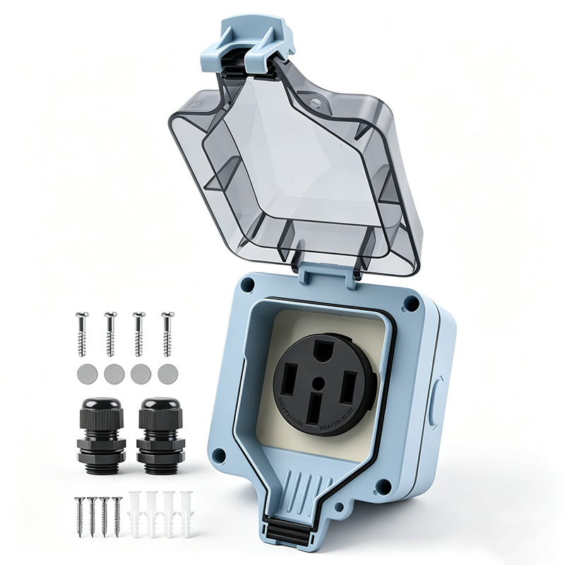 Outdoor Power Outlet Waterproof - Kotak Stopkontak Listrik Luar Ruangan Tahan