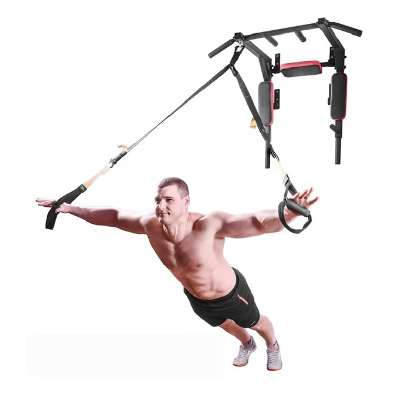 Outdoor Power Tower Pull Up Bar - Stasiun Latihan Pull Up & Dip