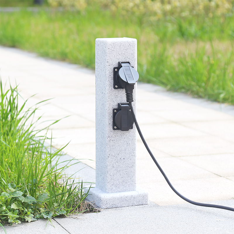 Soket listrik vertikal PE soke - Outdoor Power Outlet Waterproof ulasan dan harga