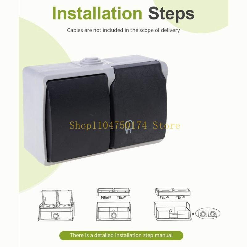 Soket Luar Ruangan Tahan Air d - Outdoor Power Outlet Install ulasan dan harga