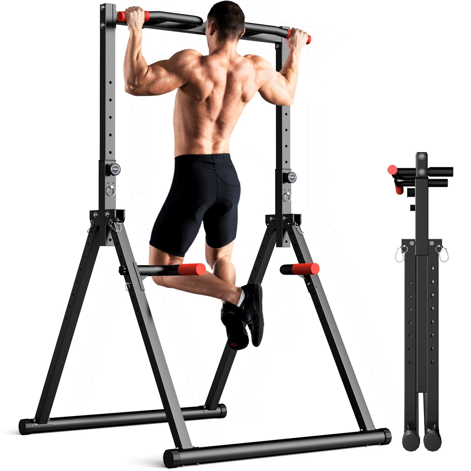 Alat Latihan Multifungsi Lipat - Outdoor Power Tower Pull Up Bar ulasan dan harga