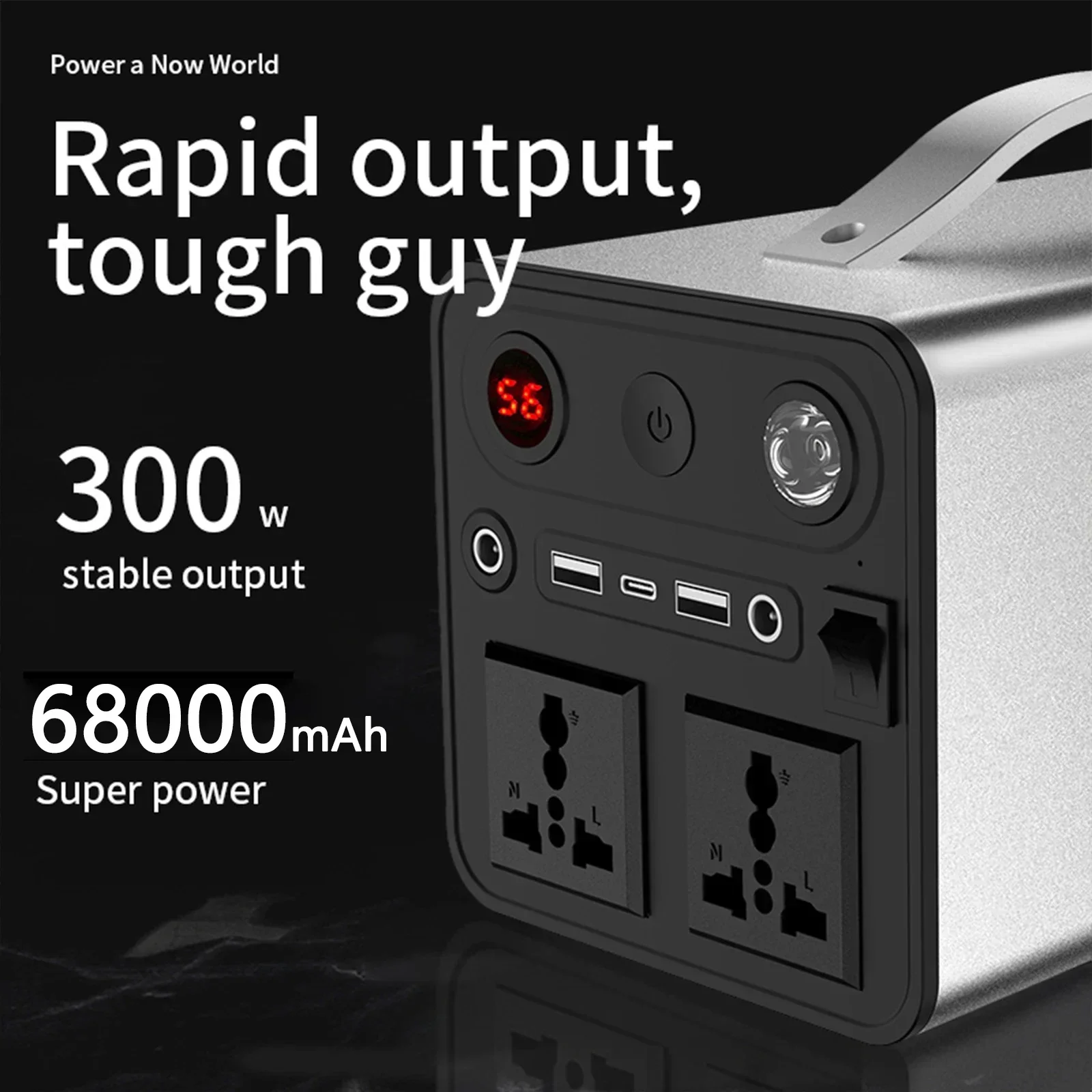 PURFIELD Power portabel 68000m - Outdoor Power Kit ulasan dan harga