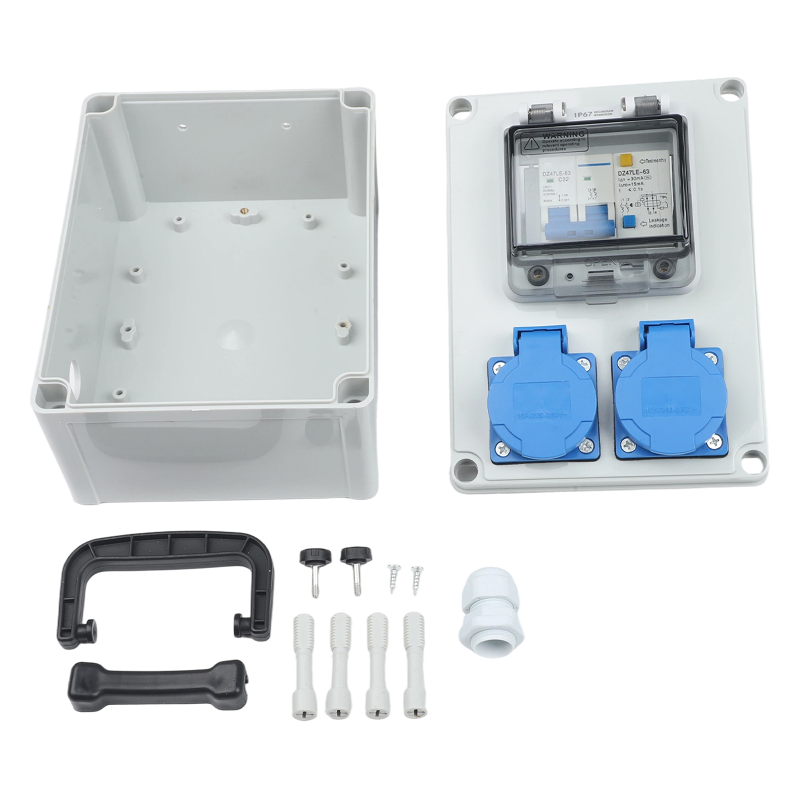 Kotak Stopkontak Portabel IP67 - Outdoor Power Distributors ulasan dan harga