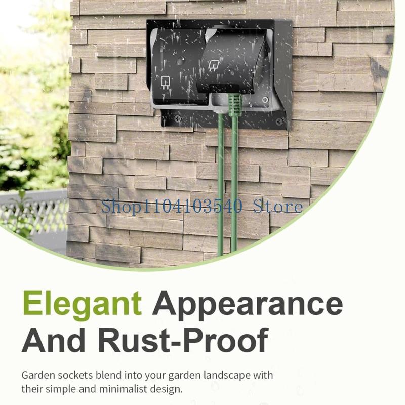 02DC Keluaran Listrik Rumah Ta - Outdoor Power Outlet Waterproof ulasan dan harga