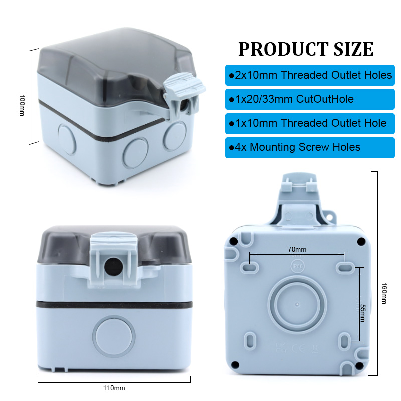 Kotak Stopkontak Listrik Luar  - Outdoor Power Outlet Waterproof ulasan dan harga