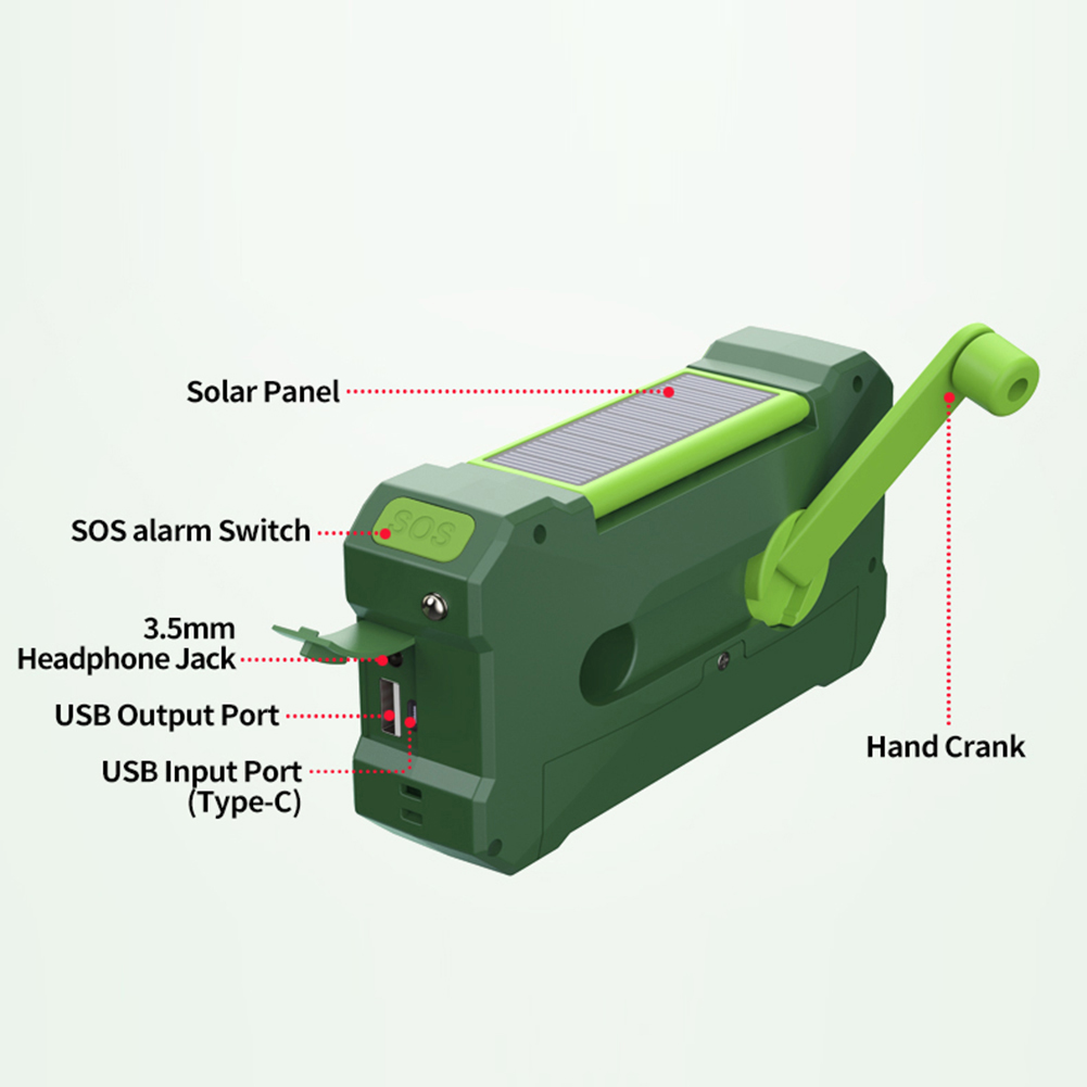 Radio multifungsi 10000mAh lam - Outdoor Power Kit ulasan dan harga
