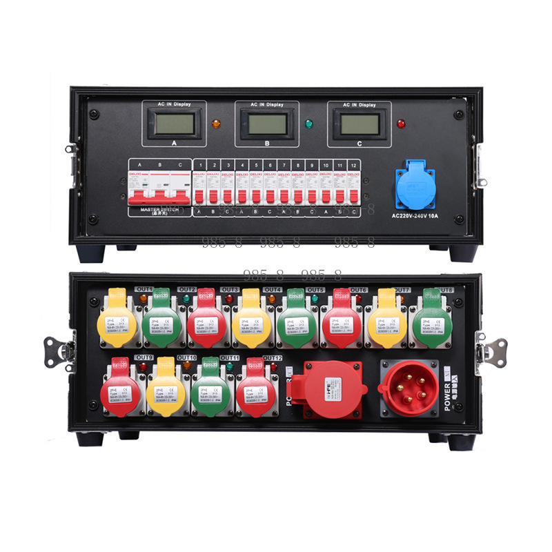 PDU 12 Saluran Tahan Air Denga - Outdoor Power Distributors ulasan dan harga