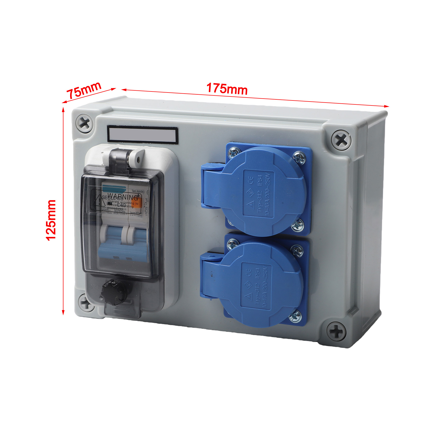 Kotak Distribusi Dinding Ip54  - Outdoor Power Distributors ulasan dan harga