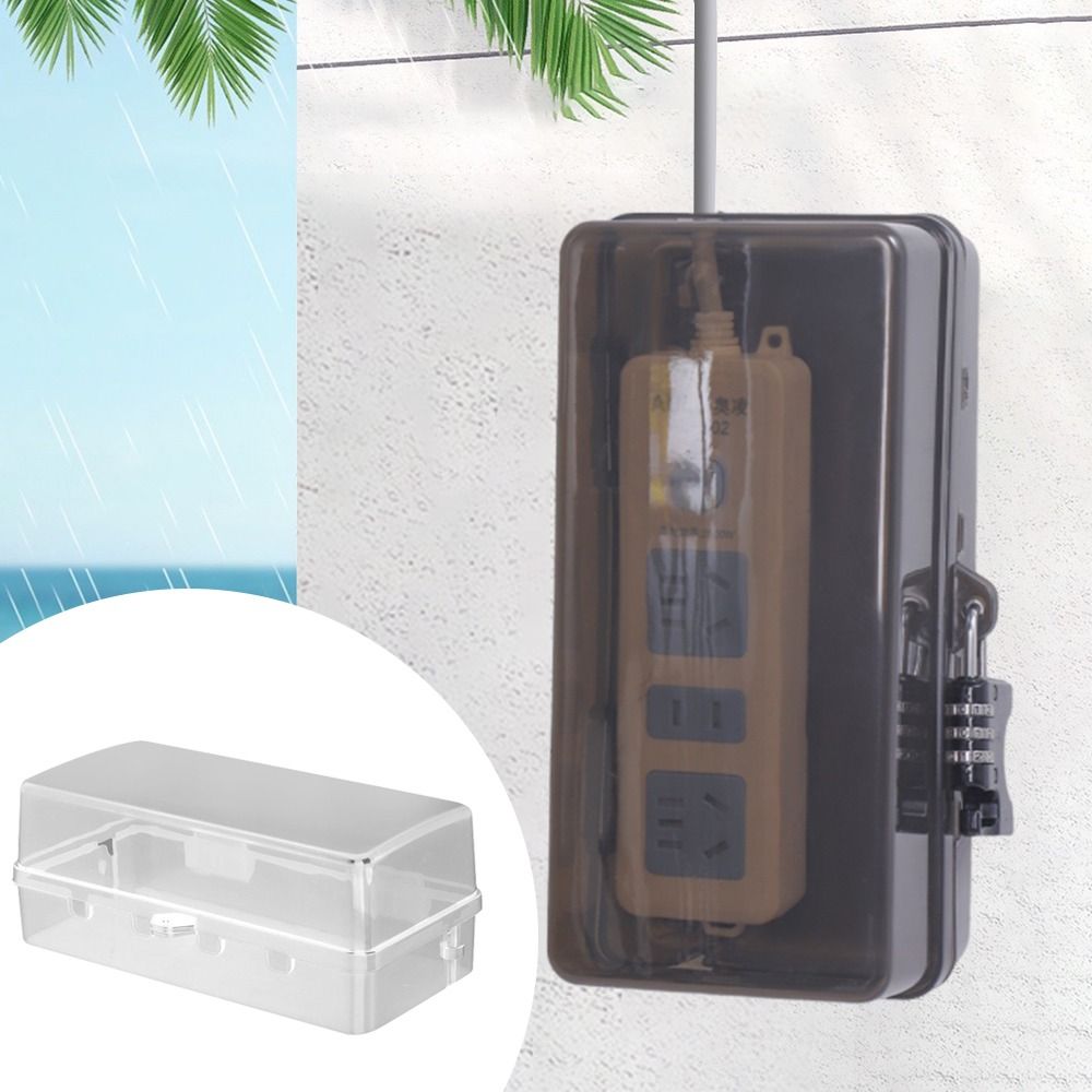 Kotak Steker Plastik Portabel  - Outdoor Power Outlet Waterproof ulasan dan harga