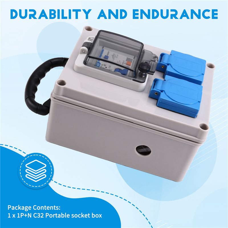 B03C-Kotak Soket Industri Luar - Outdoor Power Distributors ulasan dan harga
